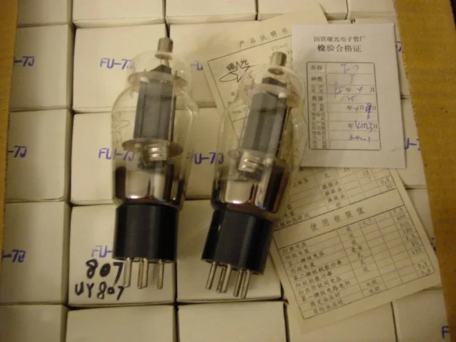 807, FU7 Shuguang Electron Tube audio tube supplied by HAN Trade