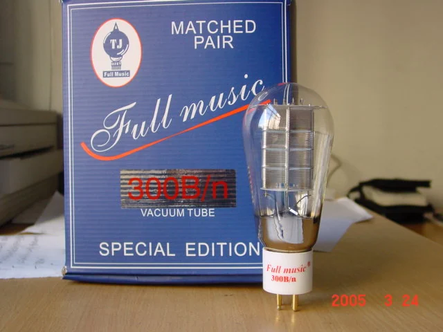 Full Music 300B/n audio tube supplied by HAN Trade