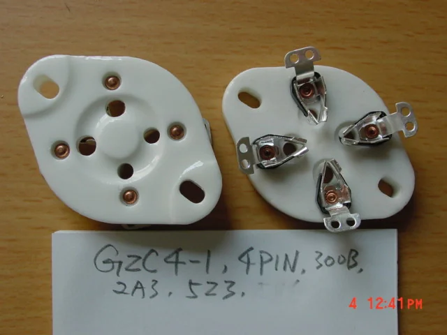 Sockets GZC4-1 tube socket supplied by HAN Trade