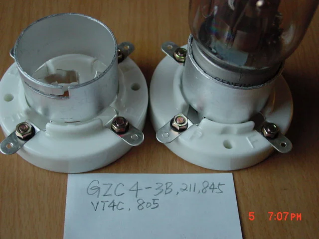 845 211 Sockets GZC4-3 tube socket supplied by HAN Trade