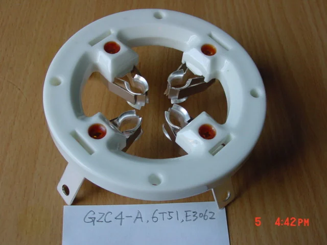 TB5-2500 6T51 E3062 Sockets GZC4-A tube socket supplied by HAN Trade