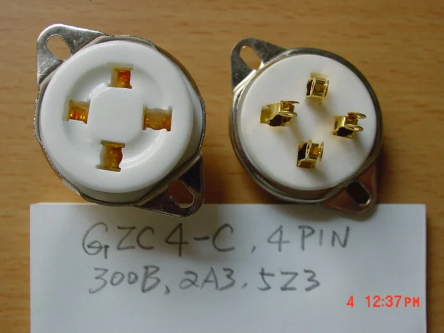 2A3 300B GZC4-A tube socket supplied by HAN Trade