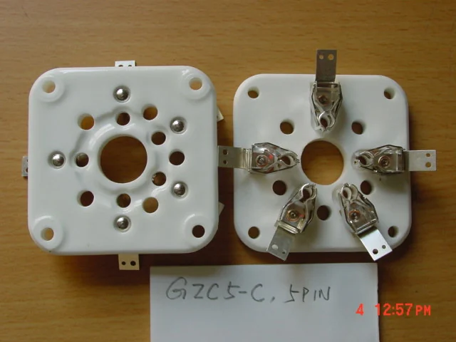 GZC5-C 5-Pin Sockets tube socket supplied by HAN Trade