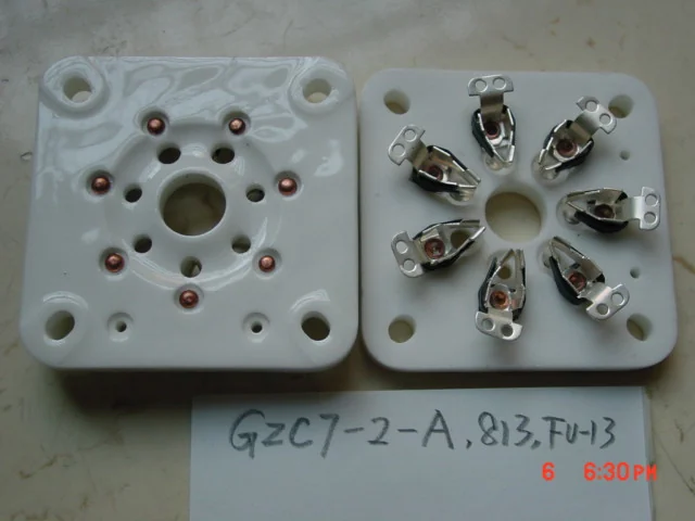 GZC7-2-A 813A 7-Pin Sockets tube socket supplied by HAN Trade