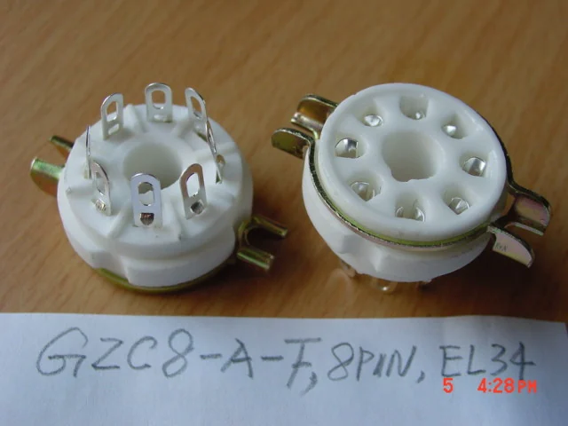 8-Pin Sockets tube socket supplied by HAN Trade