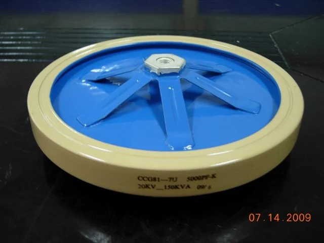 CCG81-7U-5000P-20KV-150KVA high voltage ceramic capacitor supplied by HAN Trade