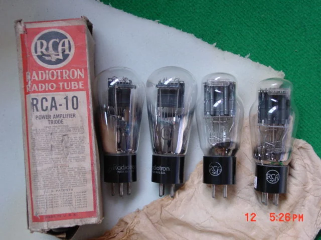 RCA 10 audio tube supplied by HAN Trade