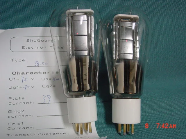Shuguang Audio Tubes List type list supplied by HAN Trade