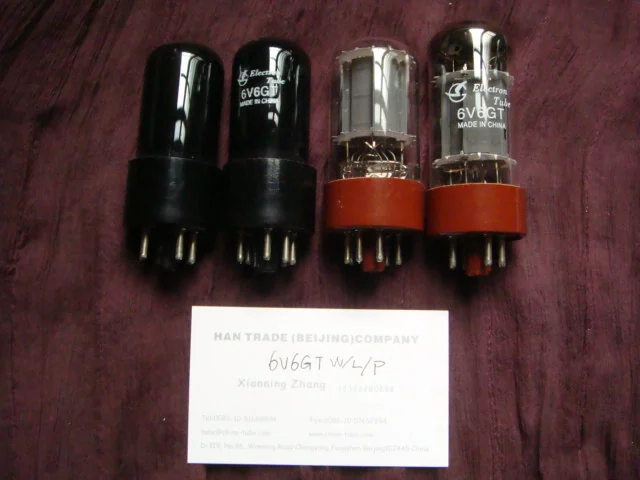 Shuguang 6V6-W-L-P-Z audio tube supplied by HAN Trade