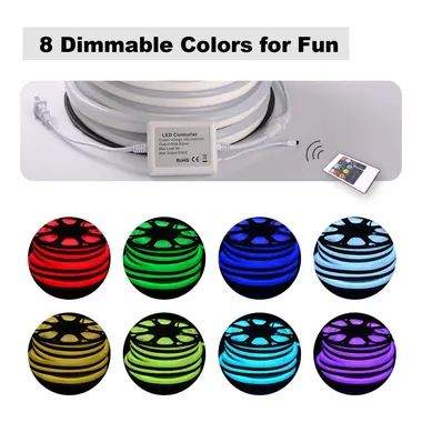 ETL CE 8*16mm Mini RGB Flexible LED neon light view 2