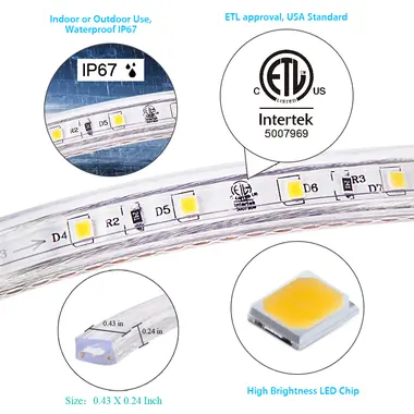 20-25M packaging Portable LED Work Light Strip view 10