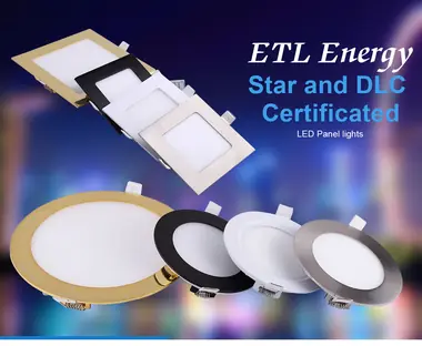 ETL 6 inch Round LED panel light view 2