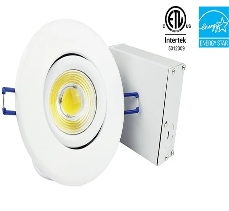 ETL 4 inch Round LED Gimbal Lamp