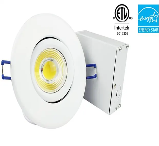 ETL 4 inch Round LED Gimbal Lamp