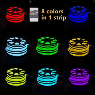 ETL CE 8*16mm Mini RGB Flexible LED neon light view 3