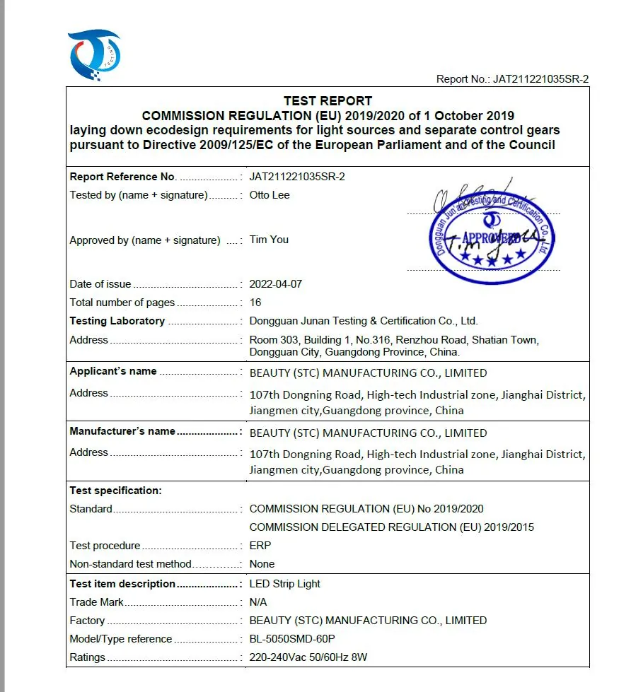 ERP Reports certificate 3