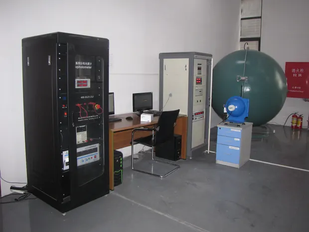 In-house photometric and electrical test laboratory