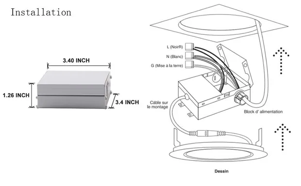 ETL 6 inch Round LED panel light detail 4