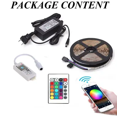 12V 5050SMD 60P RGB LED Strip light view 3
