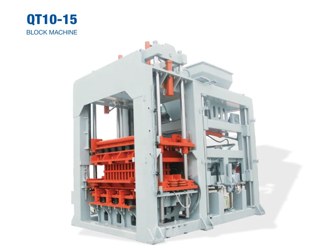 QT10-15 full automatic concrete block production line