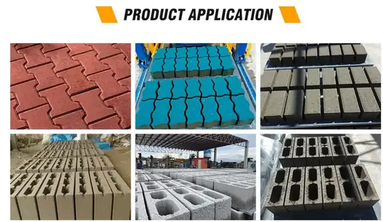 Block, paver, curbstone and interlocking brick types produced by changing the mould