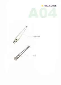 Projectile Grippers For Sulzer Projectile Looms