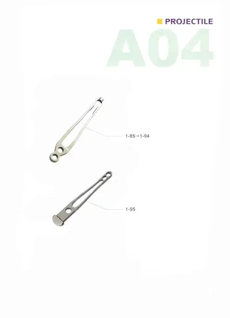 Projectile Grippers For Sulzer Projectile Looms