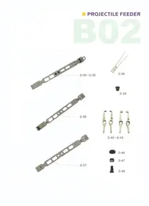 Projectile feeder D1/D2 and Gripper Spring for Sulzer looms