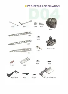 Projectile Feeder Lever, Curved Plate, Centering Blade, Receiving Box for Sulzer looms