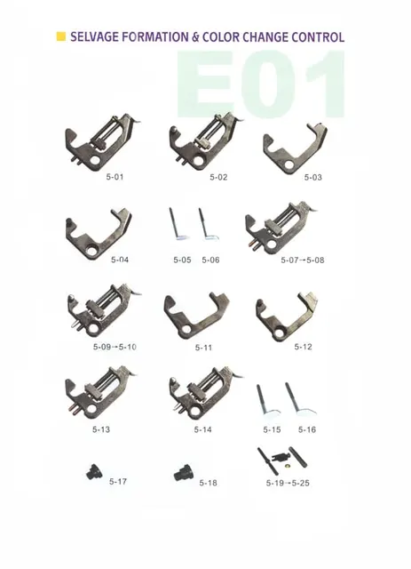 Weft End Gripper, weft end Gripper Foot for sulzer looms
