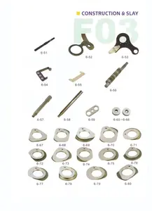 CAM, Lever Axle, Angle Lever, Contact Bar Gudie for Sulzer Looms