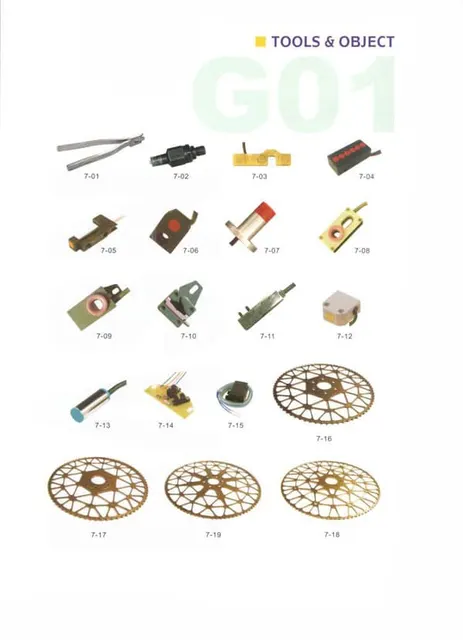 Drive wheel, weft sensor, let-off sensor, system shuttle sensor Gripper Shuttle sensor