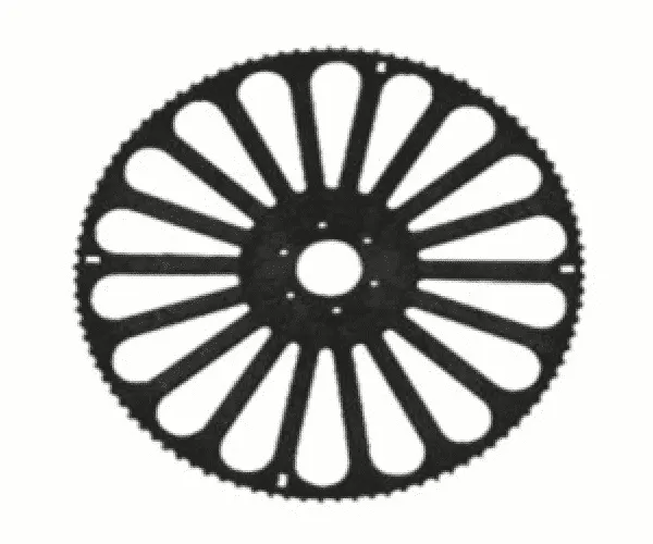 GAMMA 98, 99 RAPIER WHEEL, 97 Teeth, outside diameter 395, hole 50