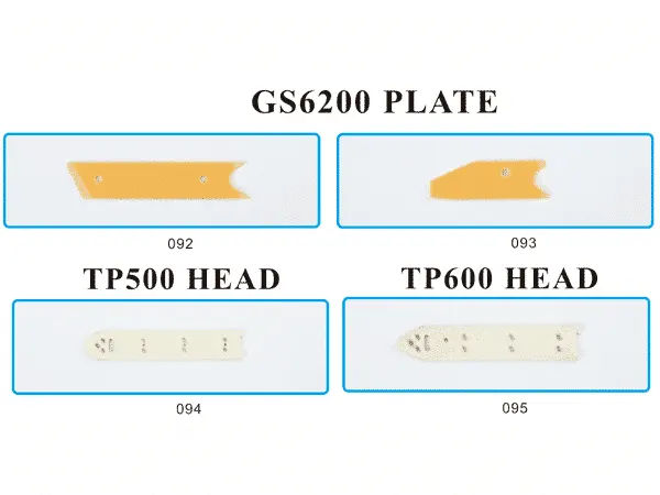 GS6200 PLATE TP500 HEAD TP600 HEAD