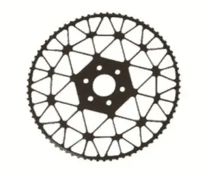 1 GTM-190 RAPIER WHEEL,75 teeth, OD 306, hole 45