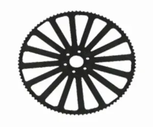 GTM-220 RAPIER WHEEL 93 teeth, OD 379 Hole 45