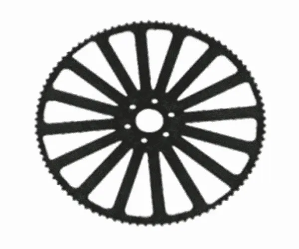 GTM-220 RAPIER WHEEL 93 teeth, OD 379 Hole 45