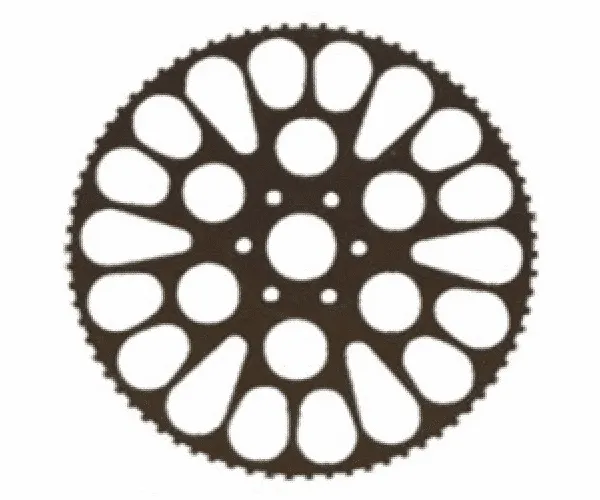 GTM RAPER WHEEL 75 teeth, OD 306, hole 45