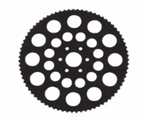GTM RAPIER Wheel 75 teeth, OD 306, hole 45