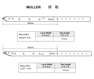 MULLER II RIGHT LEFT RAPIER TAPE