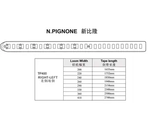 N.PIGNONE TP400 RIGHT-LEFT RAPIER TAPE