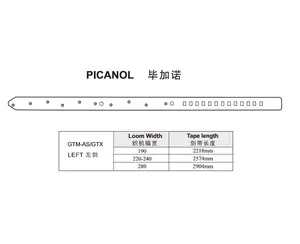 PICANOL GTM-AS,GTX LEFT RAPIER TAPE