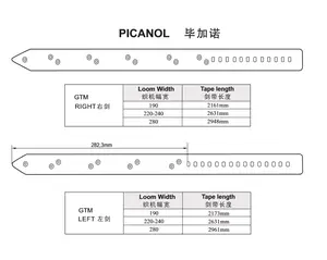 PICANOL GTM RIGHT AND LEFT RAPIER TAPE