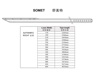 SOMET ALPHA MFG RIGHT RAPIER TAPE