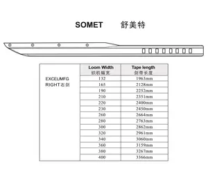 SOMET EXCEL MFG RIGHT RAPIER TAPE