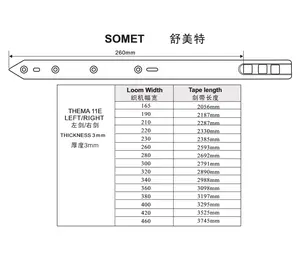 SOMET THEMA 11E LEFT, RIGHT RAPIER TAPE