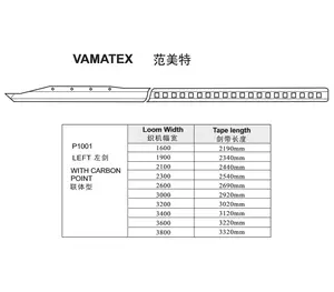 VAMATEX P1001 LEFT WITH CARBON POINT RAPIER TAPE