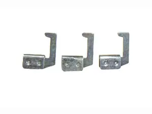 Hooks for striped plate