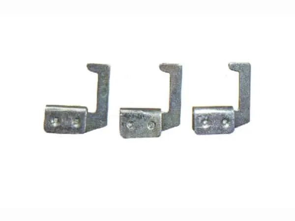 Hooks for striped plate