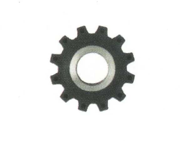 Striped plate teeth wheel